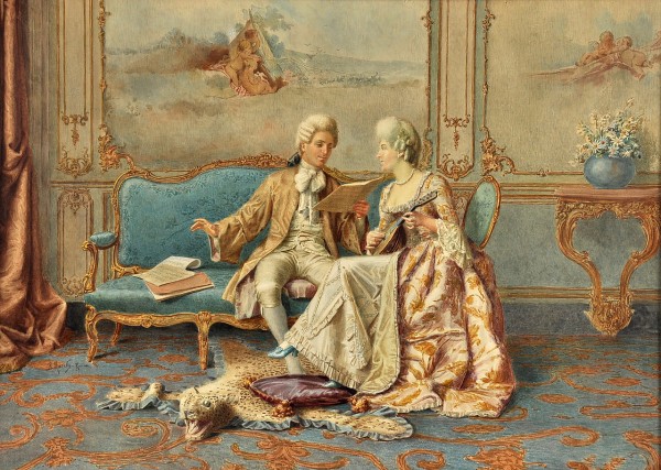A couple playing music by Stephan Sedlacek